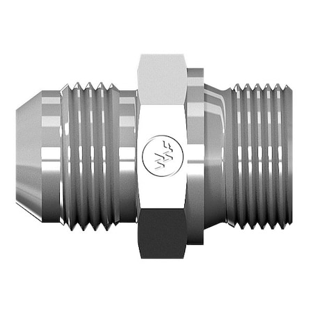 World Wide Fittings Male JIC to Male British Standard Pipe Parallel Straight Adapter 7002X10X08